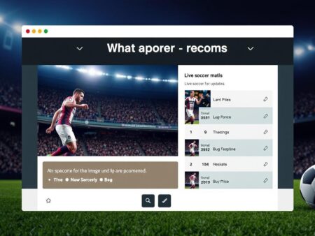 足球比賽即時比數更新