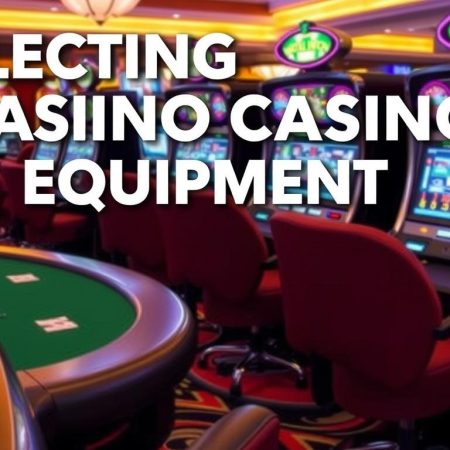 如何挑選適合的賭場裝備？