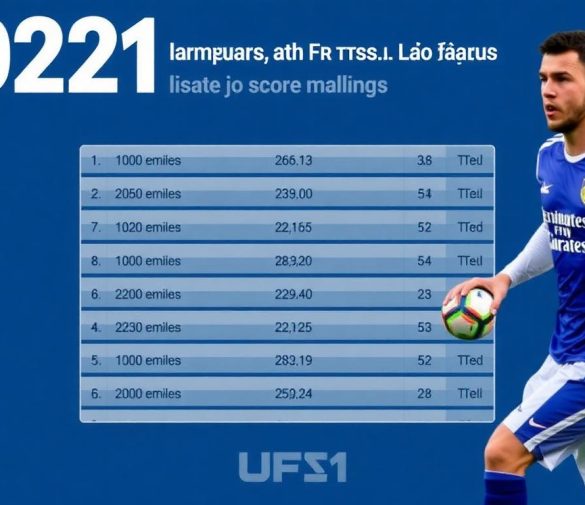 2021年歐洲足球聯賽排名及比數分析